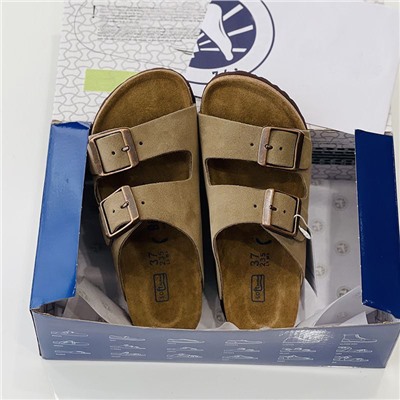 Ещё одни комфортные шлепки из натуральной замши  БРИКЕНСТО*К