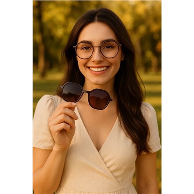 Оправа с солнцезащитной насадкой (Clip-on) StyleMark Polarized C1702C