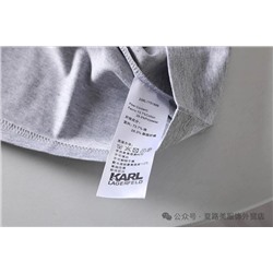 Женская футболка Kar*l Lagerfel*d с очень эффектным декором в виде пайеток  Материал : хлопок, полиэстер