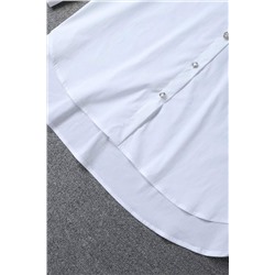 Женская базовая  рубашка Dio*r   ✔️материал: высококачественный хлопок 95% + 5% спандекс