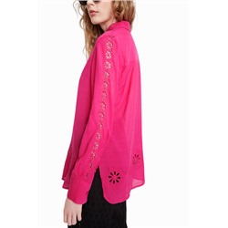 Camisa troquelados y mandalas