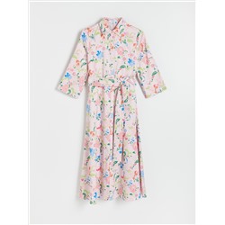 Gemustertes Maxikleid