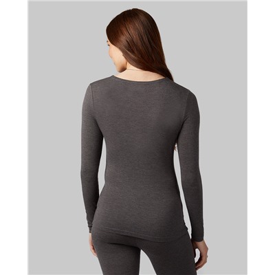 WOMEN'S MIDWEIGHT BASELAYER SCOOP TOP