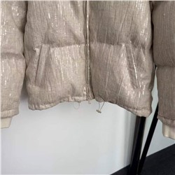 Куртка-пуховик с пайетками  Brunell*o Cucinell*i