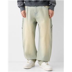 Balloon-fit carpenter jeans