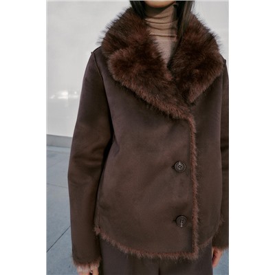 REVERSIBLE DOUBLE-FACED FAUX FUR JACKET