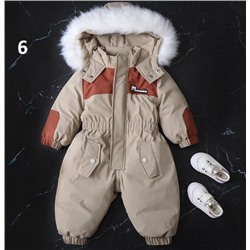 Детский теплый комбинезон