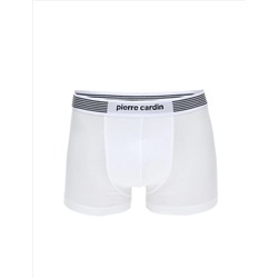 Beyaz Pamuk Modal Karışımlı 3'lü Boxer
