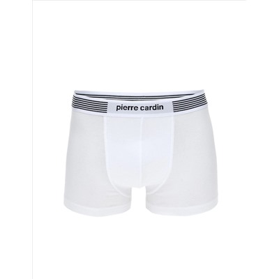 Beyaz Pamuk Modal Karışımlı 3'lü Boxer