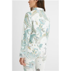 Chaqueta vaquera slim paisley