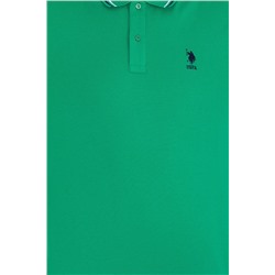 Erkek Yeşil Basic Polo Yaka Tişört