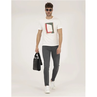 Koyu Gri Slim Fit Jean Pantolon