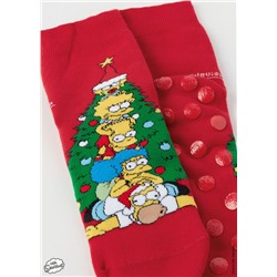 Stoppersocken The Simpson aus der Family-Weihnachtskollektion