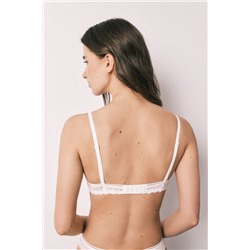 Sujetador halter relleno encaje blanco INTUITIVE