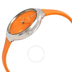 CALVIN KLEIN  Lively Orange Dial Ladies Watch