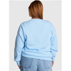 Ivy Fleece Oversized Crew Sweatshirt