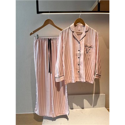 Женская легкая пижама из атласного шелка ВИКТОРИЯ СИКРЕ*Т