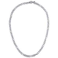 Колье (покрытие родий) 80см, Есть комплект