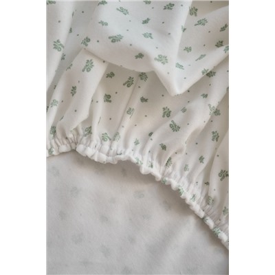 Простынь на резинке детская 120*60 для новорожденных