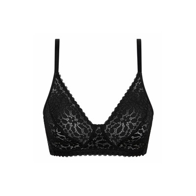 Sujetador sin aros de encaje floral Daily Dentelle