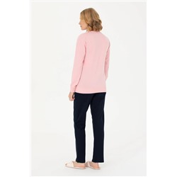 Kadın Pembe Pijama Takımı