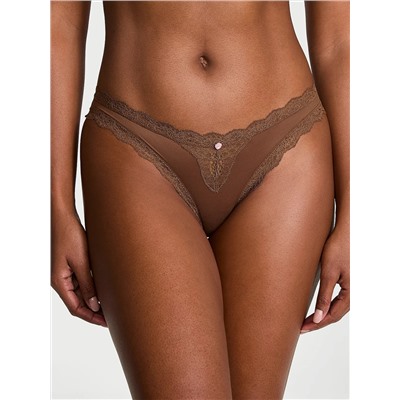 Dream Angels Lace-Trim Bikini Panty