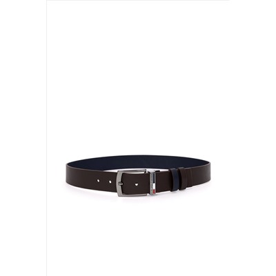 Erkek Çift Taraflı Kahverengi Kemer