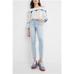 Pantalón vaquero skinny tobillero