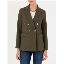 Kahverengi Slim Fit Ceket