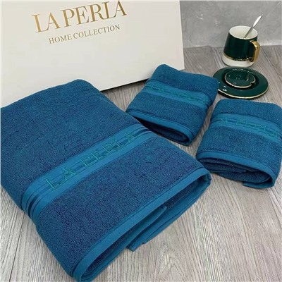 Лаперла полотенце набор 128¥ Египетский хлопок  Размер: 34*76см 2шт      70*150см 1шт