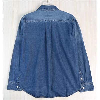 Женская повседневная джинсовая рубашка