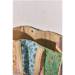 Bolso grande estampado multicolor