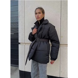 Однотонная женская хлопковая утолщенная куртка