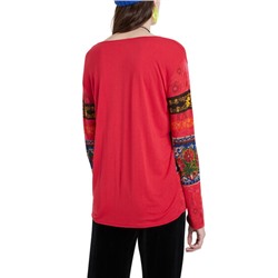 Camiseta cenefas flores