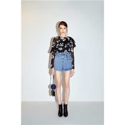 Short vaquero Azul