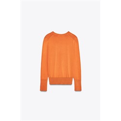 BASIC PLAIN KNIT SWEATER