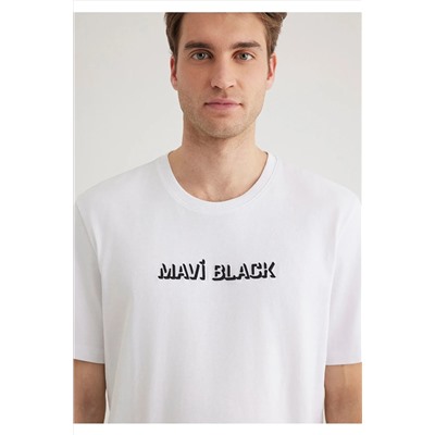Mavi Black Baskılı Beyaz Tişört Regular Fit / Normal Kesim 0612527-620