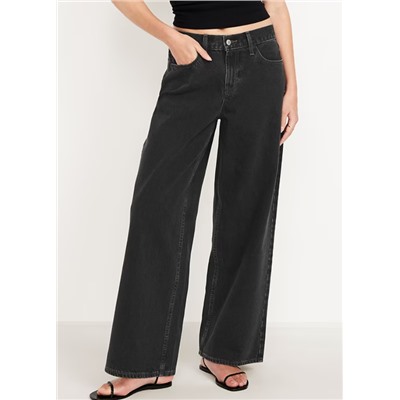 Mid-Rise Wow Baggy Wide-Leg Jeans
