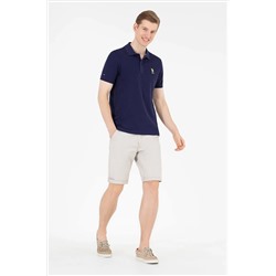 Erkek Lacivert Basic Polo Yaka Tişört