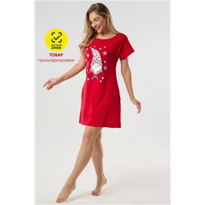 Туника новогодняя домашняя большие размеры Туж-гном