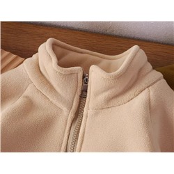 Детские двусторонние флисовые утолщенные куртки