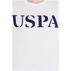 Erkek Beyaz Basic Bisiklet Yaka Tişört