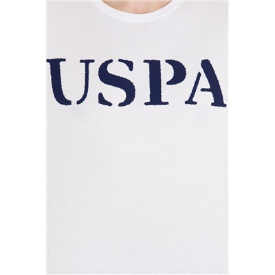 Erkek Beyaz Basic Bisiklet Yaka Tişört