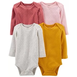 4-Pack Long-Sleeve Original Bodysuits