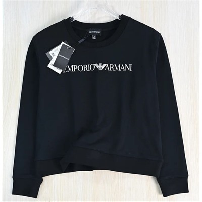 Женская хлопковая толстовка  ЭМПОРИО АРМАН*И