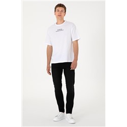 Erkek Siyah Slim Fit Jean Pantolon