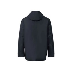 LIVERGY® Herren Regenmantel, mit Kapuze und Kordel