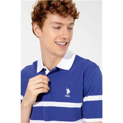 Erkek Mavi Polo Yaka Tişört