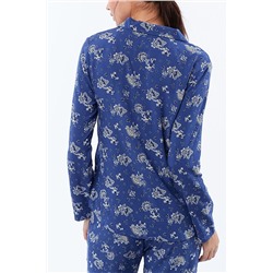 Рубашка Freda цвета индиго