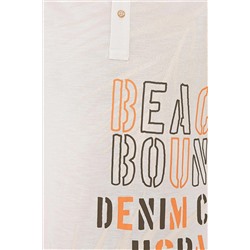 Erkek Krem Polo Yaka Tişört